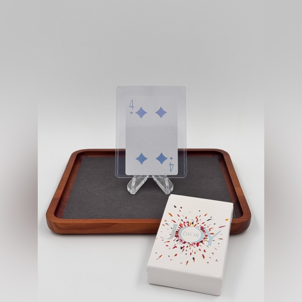 4 of Diamonds Collectible Dior Playing Card